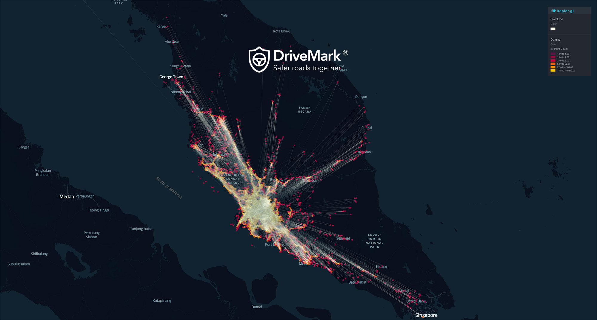 DriveMark - Crowd Movement in Malaysia