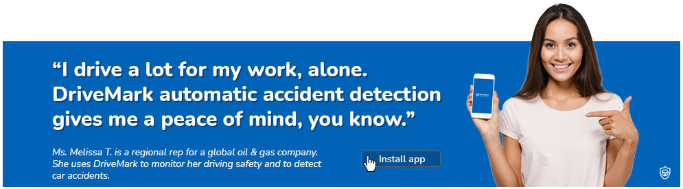 Detect Accidents via mobile app