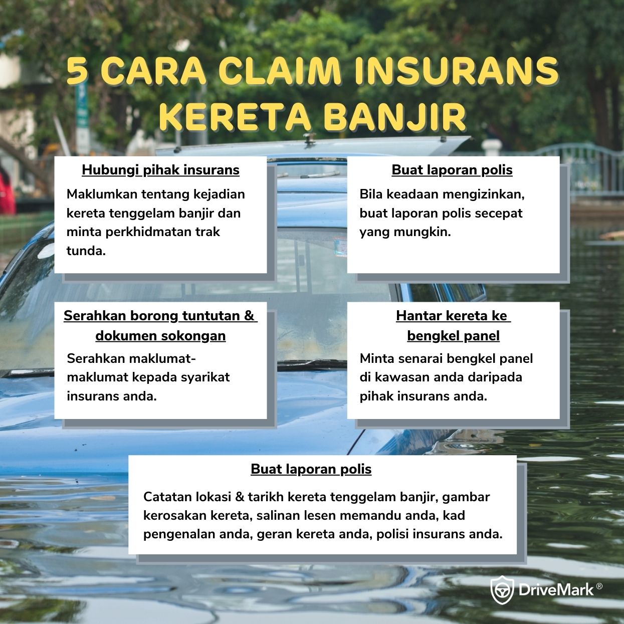 claim insurans kereta banjir